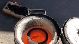 63 Kilo Motor Stripped for Copper Melt - Huge Copper Bar - ASMR Molten Metal Melting