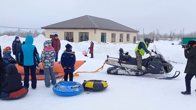 Самая высокая Горка в Уральске. Свистун Гора. февраль 2022