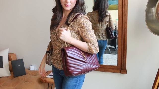 SAINT LAURENT TOY LOULOU HANDBAG UNBOXING | WHAT FITS INSIDE | TRY-ON