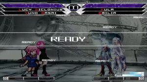 KOF MUGEN Tag Team Lucy Diclonius & Yuno Gasai vs KULA & Emilia