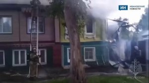В Иванове ликвидирован пожар в двухэтажном доме