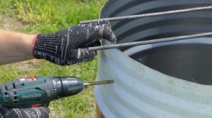 ЧТО МОЖНО СДЕЛАТЬ ИЗ 200 ЛИТРОВОЙ БОЧКИ ЗА 5 МИНУТ! Советую! Всё ГЕНИАЛЬНО И ПРОСТО!