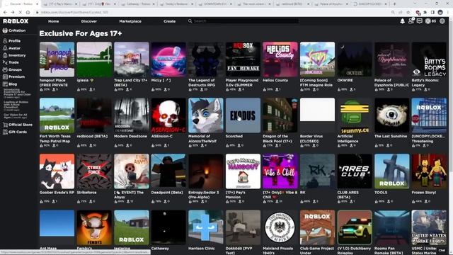 17+ roblox games sure are a thing on the site now смотреть онлайн