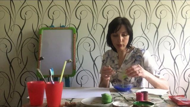 "Квітучий каштан" (нетрадиційне малювання) смотреть онлайн