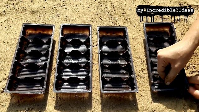 Соседи НЕ МОГУТ ПОВЕРИТЬ, что такая КРАСОТА ДЛЯ САДА сделана из пищевых лотков! смотреть онлайн