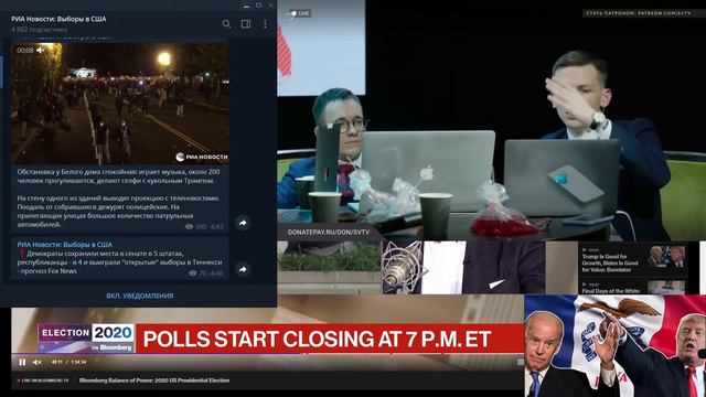 Предсказание по Выборам в США + Смотрим ночь выборов Светова смотреть онлайн