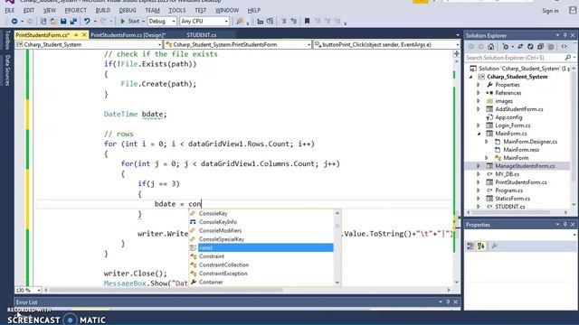 C# Tutorial - Complete C# Project Tutorial With Source Code