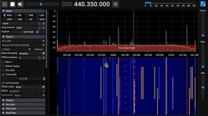 Тестовый запуск программы SDR++