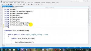 How to split single string into array of the strings through Regular expression in C# NET 2012