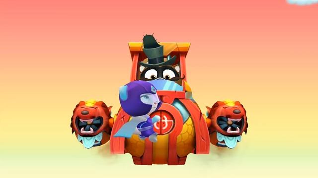 Talking Tom Hero Dash - Angela - Discover all the heroes - Full Screen - BOSSES смотреть онлайн