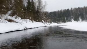 аэролодка ПНД..ВОДА.лед.снег..испытания.