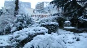 La neige recouvre Ivry-sur-Seine