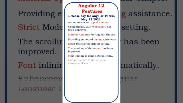 angular12 features @ensolutions5210  #angularjs #angular10 #angular6 #angular8 #angular13