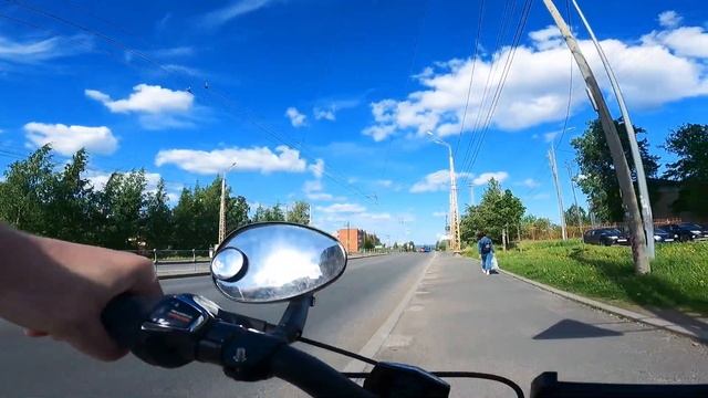 POV Cycling Tour in Petrozavodsk (Петрозаводск) | Perevalka | Part 8 | 15 min