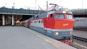 ЧС2Т-1023 с поездом № 618 Санкт-Петербург – Вологда