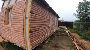 Утепляем бытовку до 150мм. Возвращаем вагонку на место. Часть#6.