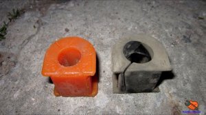 Замена втулок стабилизатора на полиуретан TOYOTA/Replace a stabilizer bushing