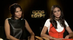Gods of Egypt: Elodie Yung "Hathor" & Courtney Eaton "Zaya" Exclusive Interview | ScreenSlam