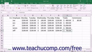 Excel 2016 Tutorial Relative References and Absolute References Microsoft Training Lesson