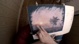 Как научиться рисовать сухой пастелью на наждачной бумаге. Рисуем пастелью