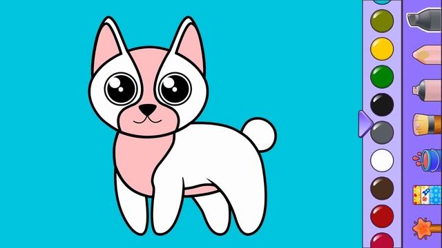 ОБУЧАЮЩИЕ МУЛЬТИКИ ДЛЯ ДЕТЕЙ. РИСУЕМ КОТИКА. МАЛЫШАМ смотреть онлайн