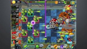 Plants vs Zombies 2 Mod Threepeater Fire and Ice Gameplay Strategy - PVZ 2 Primal Gameplay