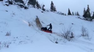 Вижас.Куда Буран наклонился,туда и повалился.