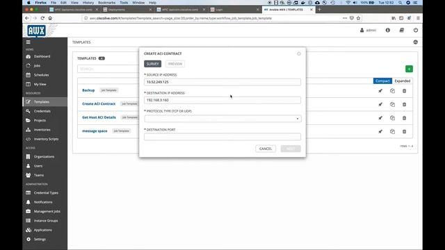 Cisco ACI Ansible AWX Demo смотреть онлайн