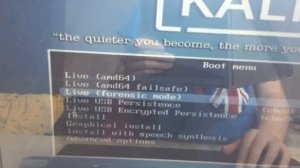Как войти в Kali Linux с флешки