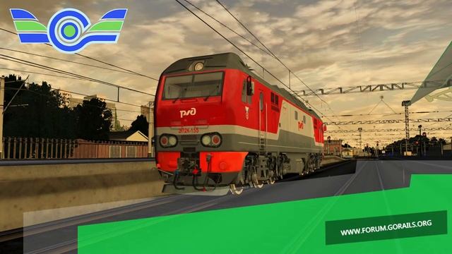 Переходим к пассажирским перевозкам! | Мультиплеер RTrainSim смотреть онлайн