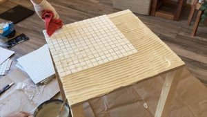 Журнальный столик - мебель своими руками с нуля. Стол из плитки. Tile Table DIY