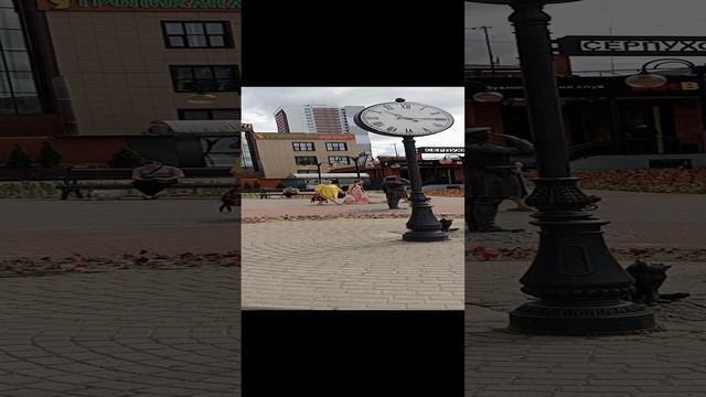 Площадь с часами, г. Серпухов)))
