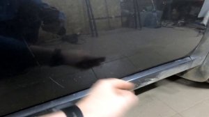 Ремонт вмятины без покраски на Рено Логан