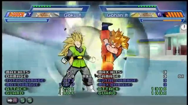 Dragon Ball Z Shin Budokai 2 Combo Training смотреть онлайн