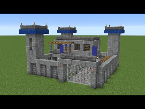 Майнкрафт - Как построить современную военную базу. Minecraft