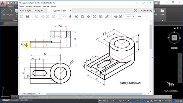 AutoCAD 2D and Isometric drawing-1 смотреть онлайн