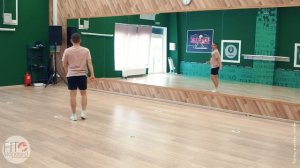 Комбинация из базовой аэробики #1