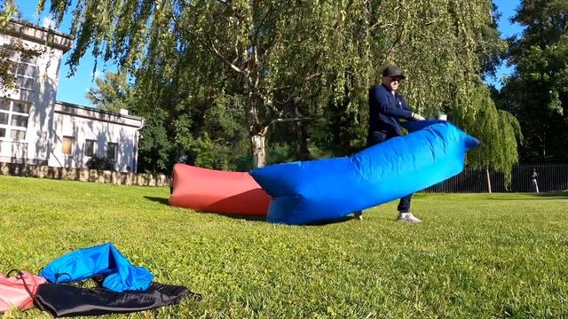 Lamzac Fatboy. Ламзак. Реальный обзор и сравнение разных видов надувных диванов-гамаков. смотреть онлайн