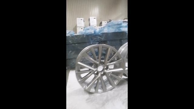 Порошковая покраска дисков в "Тонированный алюмохром