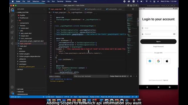 Google Sign In with flutter | firebase setup #googlelogin #flutter #flutterdeveloper #firebase