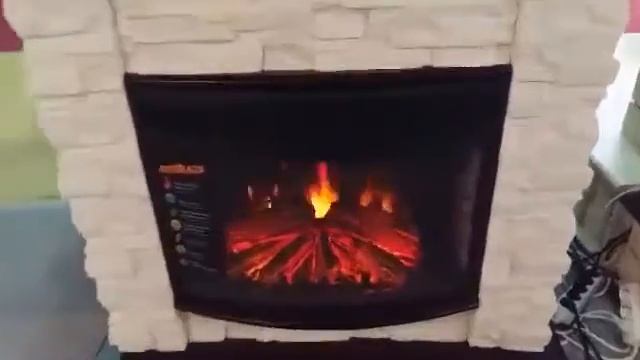 Каминокомплект RealFlame Elford античный дуб + электрокамин Firespace 25 S IR смотреть онлайн