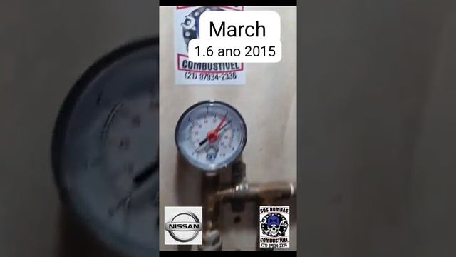 Nissan march 1.6 ano 2015 bomba de combustível feita na sos bombas