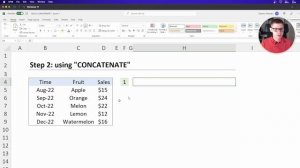 4 ways to CONCATENATE multiple cells in EXCEL