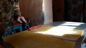 Вощина самодельная. Катаная вощина по польской технологии!!!!