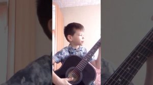 Песня для начинающих на гитаре (Мазурка) часть 1.