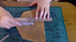 Патронташ из кожи на приклад