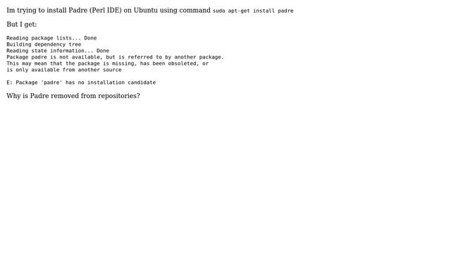 Padre for Ubuntu 16.04 (2 Solutions!!) смотреть онлайн
