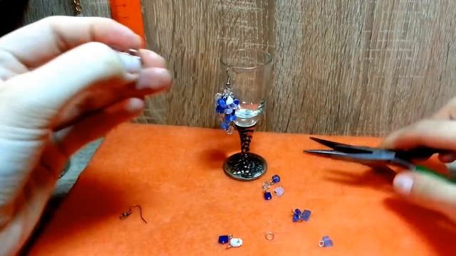 Серьги. Серьги своими руками. Серьги из сколов. Earrings