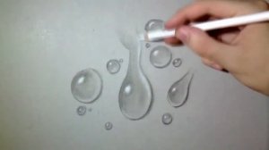 Как нарисовать 3D капли.  Обман зрения