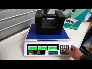 Калибровка настольных весов ACS-B